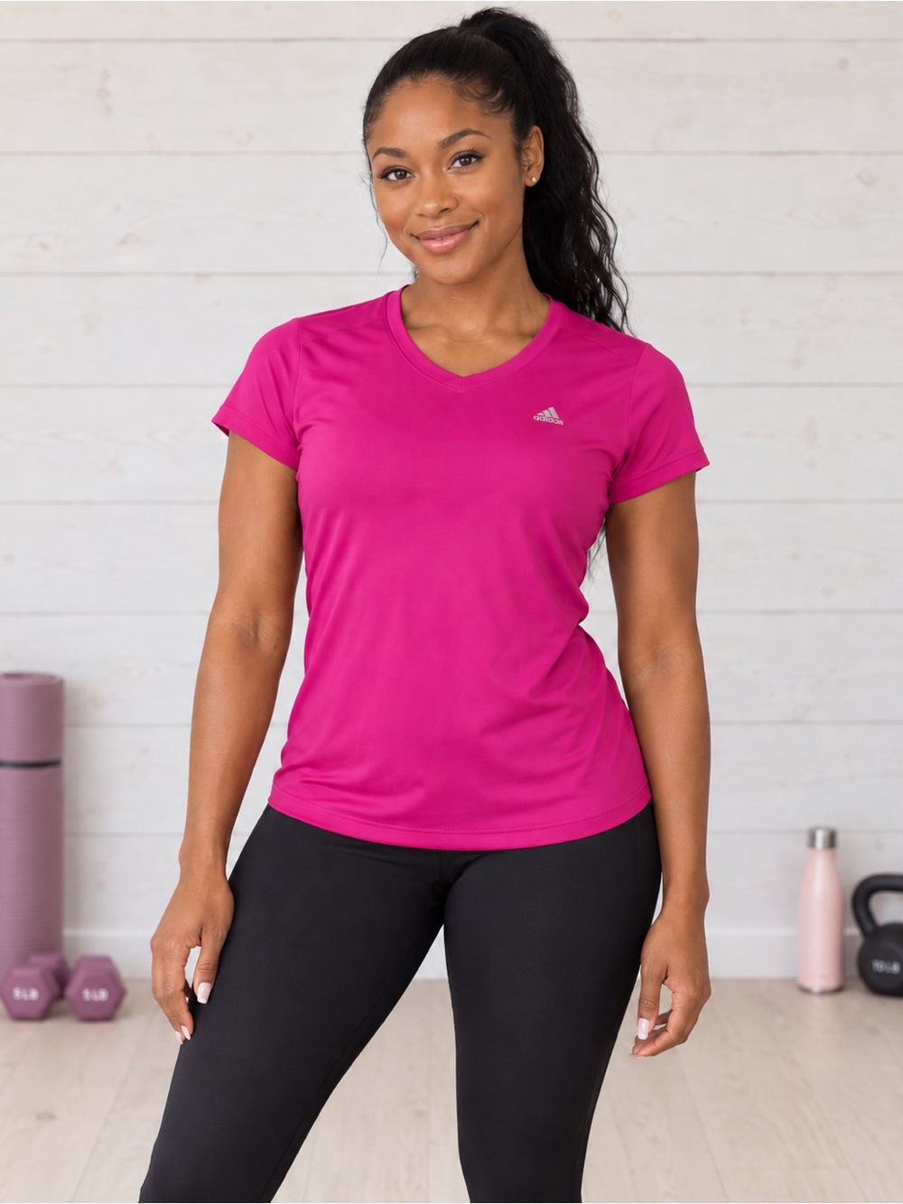Adidas Pink Athletic Top